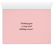 クリスマスのクッキーのレシピカード (内部横(下))