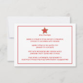 クリスマスのクッキーの交換の休日の招待状 招待状 (裏面)