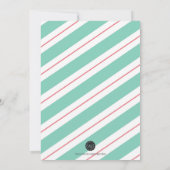 クリスマスのクッキーの交換の招待-ジンジャーブレッドマン 招待状 (裏面)