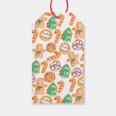 クリスマスのクッキーの休日のお気に入りギフトラベル ギフトタグ (裏面)