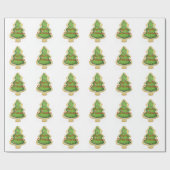 クリスマスのクッキーの包装紙 ラッピングペーパー (フラット)