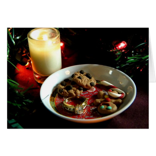 クリスマスのクッキーの蝋燭 (正面横)