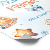 クリスマスのクッキーはブルーボーイバースデーパーティーを好む ポスター (角)