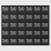 クリスマスのクッキーを焼く可能性が最も高いクリスマスベーカー ラッピングペーパー (フラット)