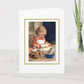 クリスマスのクッキーカードの作成 シーズンカード (正面)