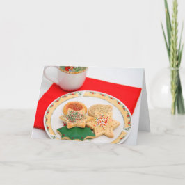 クリスマスのクッキーカード シーズンカード
