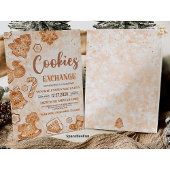 クリスマスのクッキー交換の招待ホリディクイ 招待状