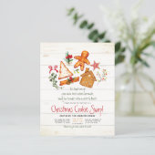 クリスマスのクッキー交換ジンジャーブレッ素朴ドバジェット (スタンド正面)