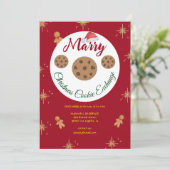 クリスマスのクッキー交換赤いジンジャーパンフェスティバル 招待状 (スタンド正面)