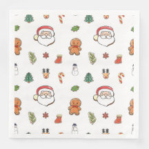 クリスマスのクッキー標準ナプキン