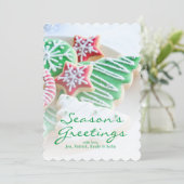 クリスマスのクッキー シーズンカード (スタンド正面)