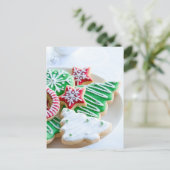 クリスマスのクッキー シーズンポストカード (スタンド正面)