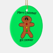 クリスマスのクッキー セラミックオーナメント (右)