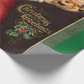 クリスマスのクッキー ラッピングペーパー (角)