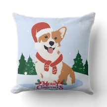 クリスマスのクッションカバー 犬 – かわいいホリデー