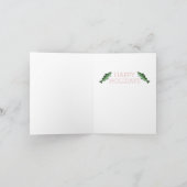 クリスマスのクリスマスカードの12タラ シーズンカード (内部)