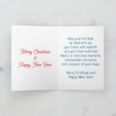 クリスマスのクリスマスカード展示魔法 シーズンカード (内部)