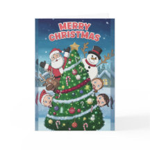 クリスマスのクリスマスカード展示魔法