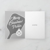 クリスマスのクリスマスカード シーズンカード (内部)