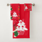 クリスマスのクリスマスホームデコルDIY バスタオルセット (インサイチュ)