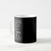 クリスマスのクリスマス コーヒーマグカップ (正面左)