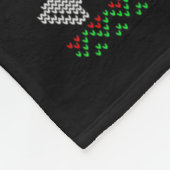 クリスマスのクリスマス フリースブランケット (角)