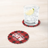 クリスマスのクルーが火傷した ペーパーコースター (インサイチュ)