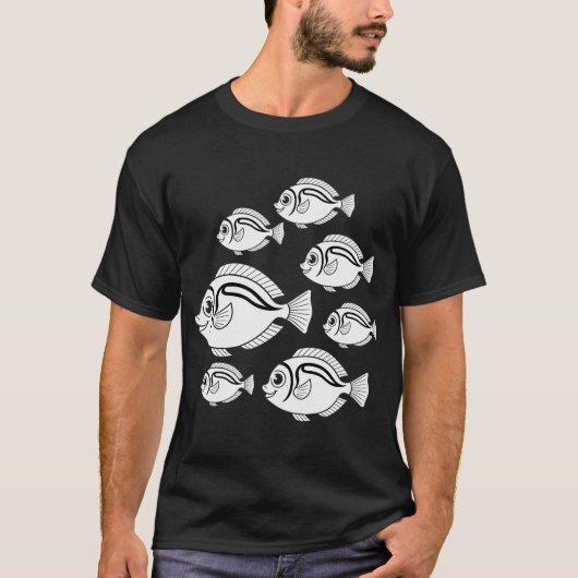 クリスマスのグッピー Tシャツ (正面)