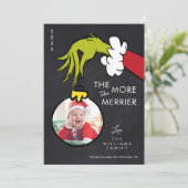 クリスマスのグリンチ 新生児 - 写真入り (スタンド正面)