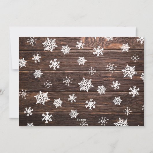 クリスマスのグリーティングカード(カントリー調) シーズンカード (裏面)