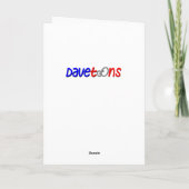 クリスマスのグリーティングカード「Blitzenをゲットしよう」 シーズンカード (裏面)