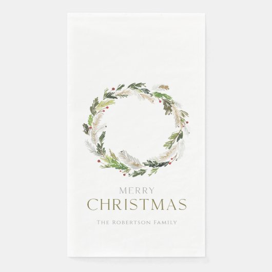 クリスマスのグリーンリース (正面)