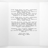 クリスマスのゲイカップル犬と木のオリジナルカード 三つ折りクリスマスカード (内部中)