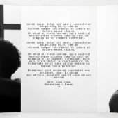 クリスマスのゲイカップル 犬とツリー オーダーメイド 三つ折りクリスマスカード (内部中)