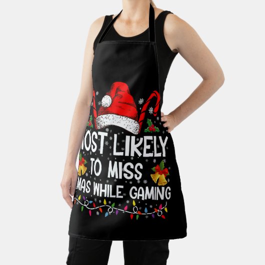 クリスマスのゲーム中恋しく思にクリスマスする可能性が最も高い エプロン (インサイチュ)