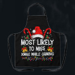 クリスマスのゲーム中恋しく思にクリスマスする可能性が最も高い エプロン<br><div class="desc">クリスマスマッチング恋しく思のゲーム中にクリスマスに最も多い</div>