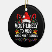 クリスマスのゲーム中恋しく思にクリスマスする可能性が最も高い セラミックオーナメント (左)