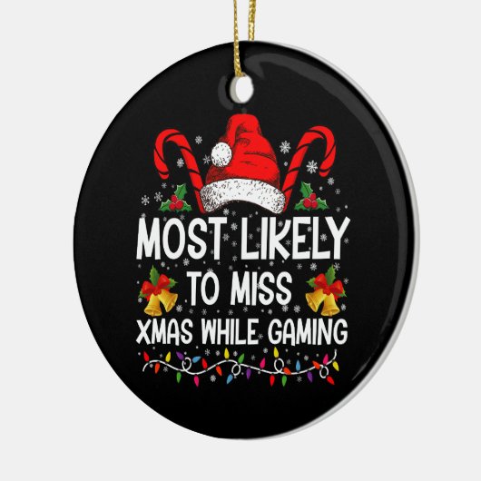 クリスマスのゲーム中恋しく思にクリスマスする可能性が最も高い セラミックオーナメント (左)