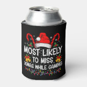 クリスマスのゲーム中恋しく思にクリスマスする可能性が最も高い 缶クーラー (缶正面)
