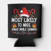 クリスマスのゲーム中恋しく思にクリスマスする可能性が最も高い 缶クーラー (正面)