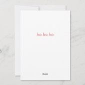 クリスマスのコアラが昼寝中 シーズンカード (裏面)