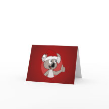 クリスマスのコアラの漫画