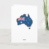 クリスマスのコアラ シーズンカード (裏面)