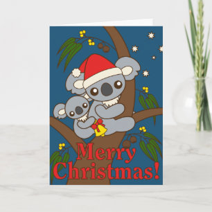 クリスマスのコアラ シーズンカード