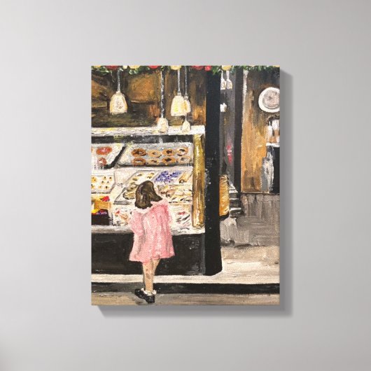 "クリスマスのコラッシュ"ストレッチされたキャンバス印刷 キャンバスプリント (正面)