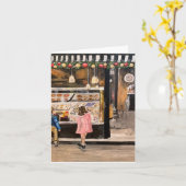 "クリスマスのコラーチェ" テレーズ・クレイマーによる絵 カード (黄色い花)