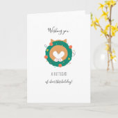 クリスマスのコルギお尻 – この休日の応援の負荷 カード (黄色い花)