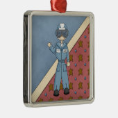 クリスマスのコレクションの空軍人のオーナメント メタルオーナメント (右)