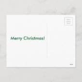 クリスマスのコーギー シーズンポストカード (裏面)