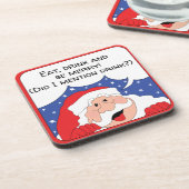 クリスマスのコースターSanta氏 コースター (左側)